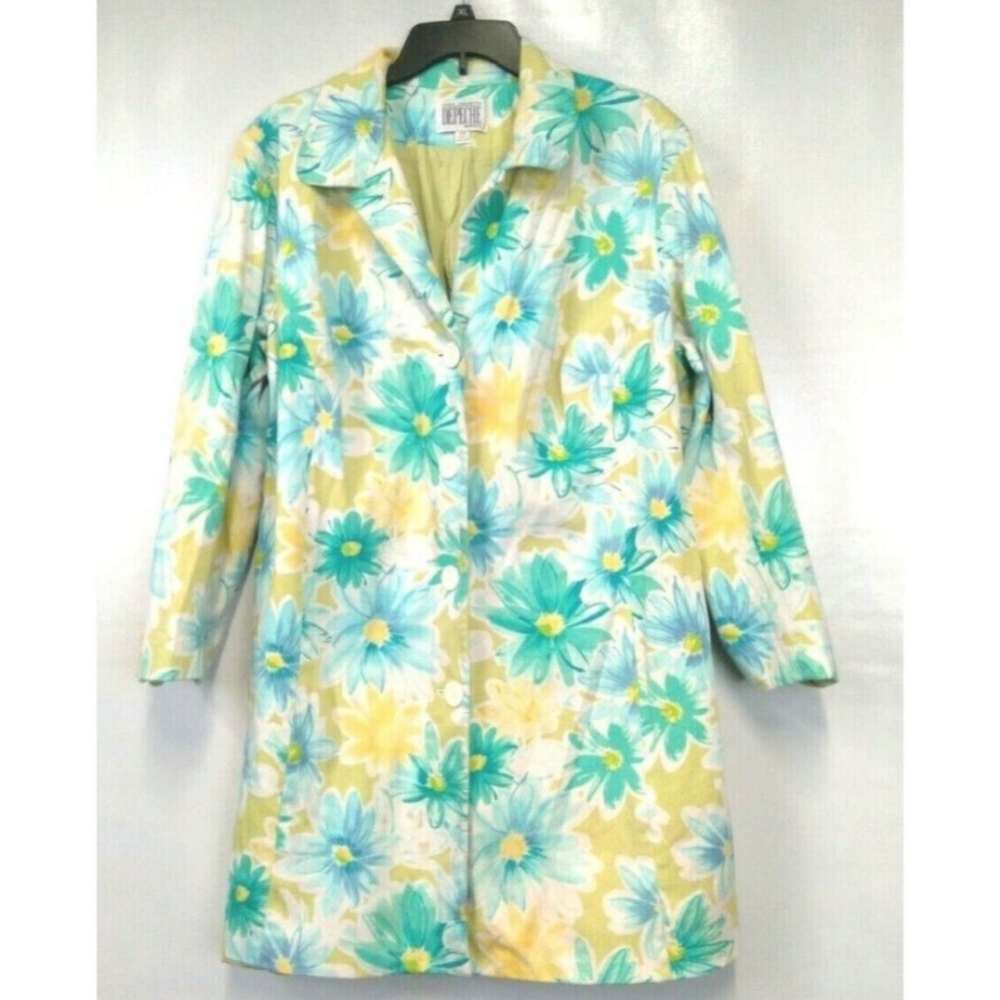 Yves Cossette Depeche Mode Floral Colored Blazer